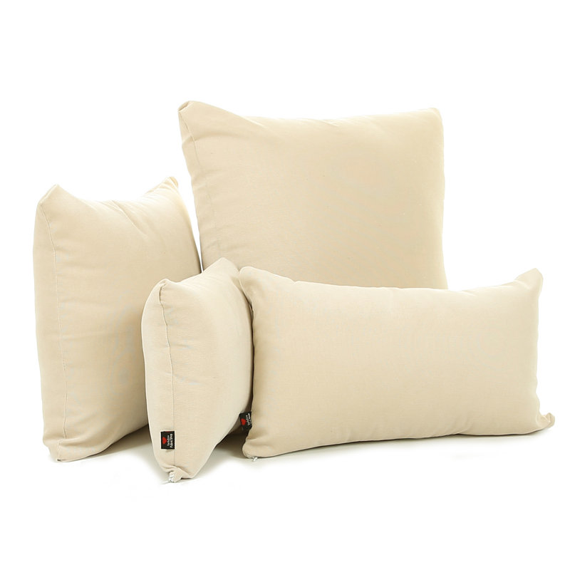 Mirador Square Cushion, Medium, Cream