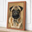 Dignified Pug Modern - Wrapped Canvas-1586038472-1586038480