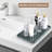 Guein Rectangle Natural Marble Tray,Indian Green