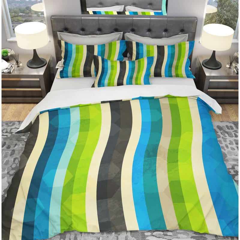 Ensemble de housse de couette designart curves, Housse de couette très grand + 2 taies décoratives