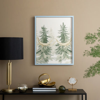 «Christmas Holiday Art CDIV», reproduction d'art encadrée