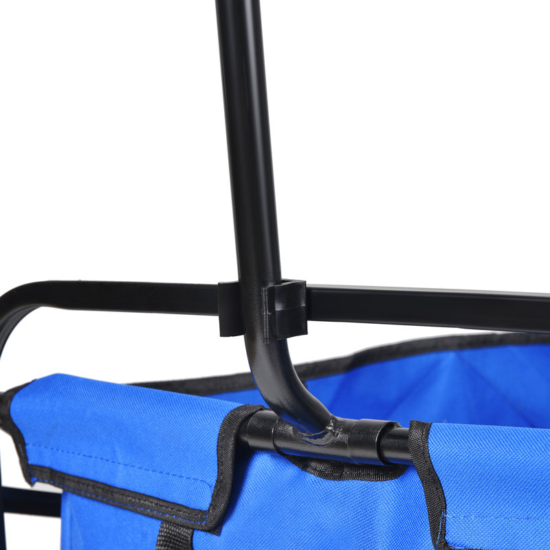Chariot de plage pliable, Bleu