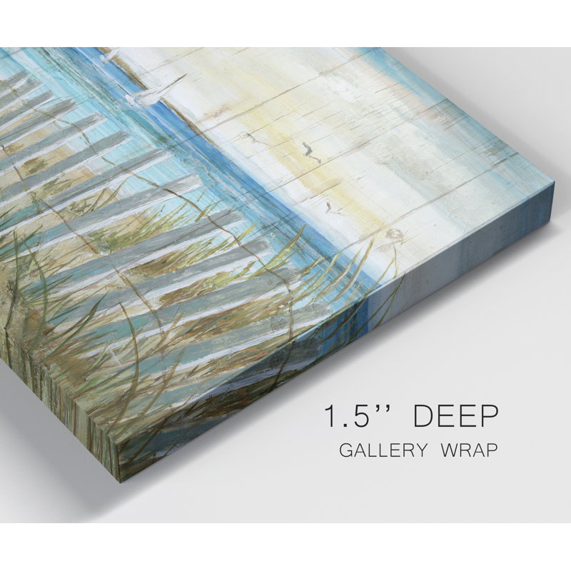 Coastal Causeway - Impression sur toile tendue, H 12 po x l 8 po x P 1 po