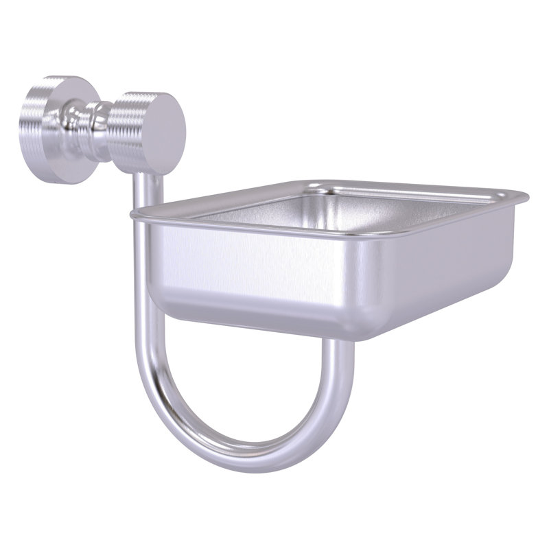 Foxtrot Soap Dish, Satin Chrome