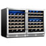 Yeego 48'' 98 Bottle Three Zone Wine Refrigerator