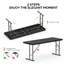Table pliante étroite 4 pi ， Noir-121100049-121100051