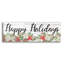 «Happy Holiday Sign» par Cindy Jacobs, art mural en verre acrylique-1833126960