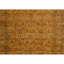 Hand Knotted Wool Area Rug in Gold