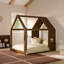 Uchi Montessori-Inspired House Twin Bed-778041023-777132526