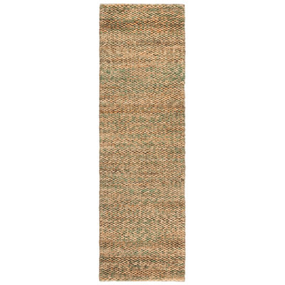 Natural Fiber Couture 111 Hand Woven 80% Jute; 20% Cotton Abstract Rug