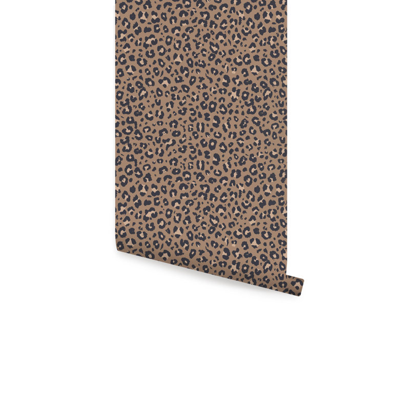 Rouleau de papier peint adhésif L 18 pi x l 24 po, Naturel foncé