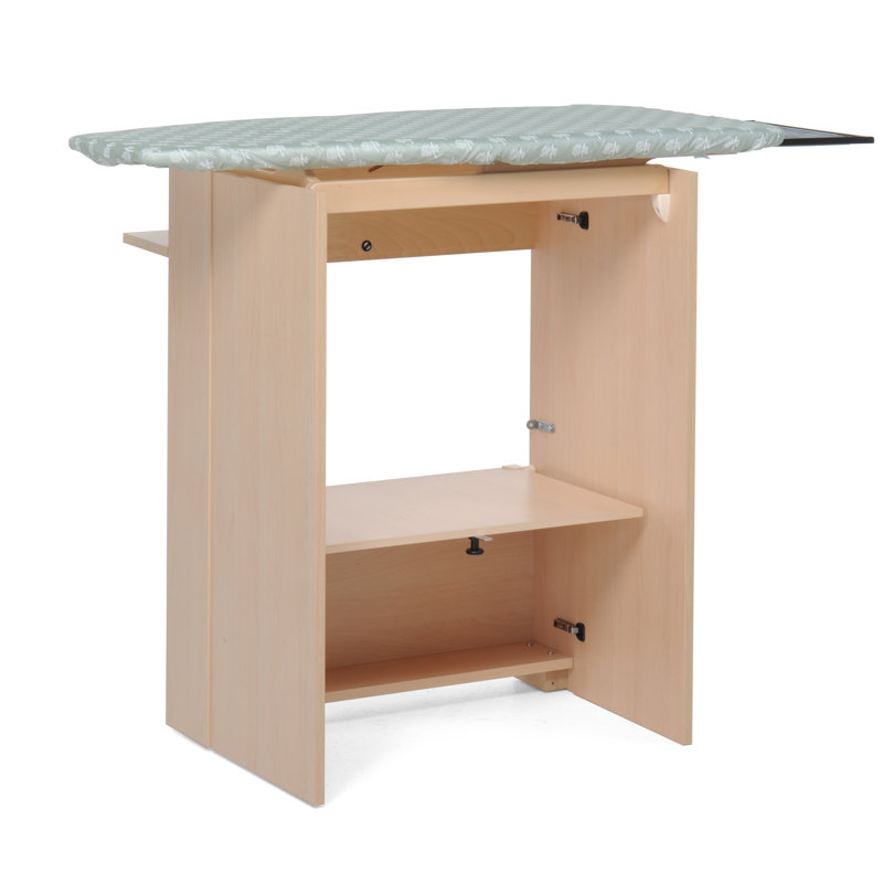 Wood Freestanding Ironing Board, Beige