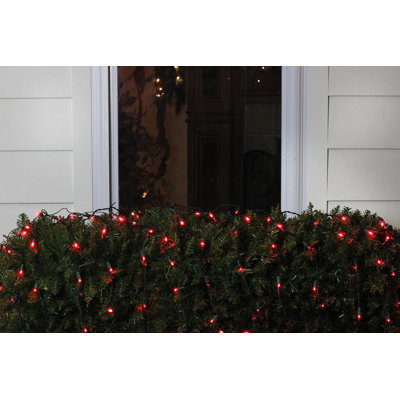 Filet de Noël vert grand angle 4 pi x 6 pi à lumières DEL