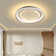 22" Round Flush Mount Light With Remote Control