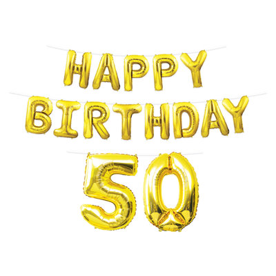 Happy Birthday "80" Balloon Streamer