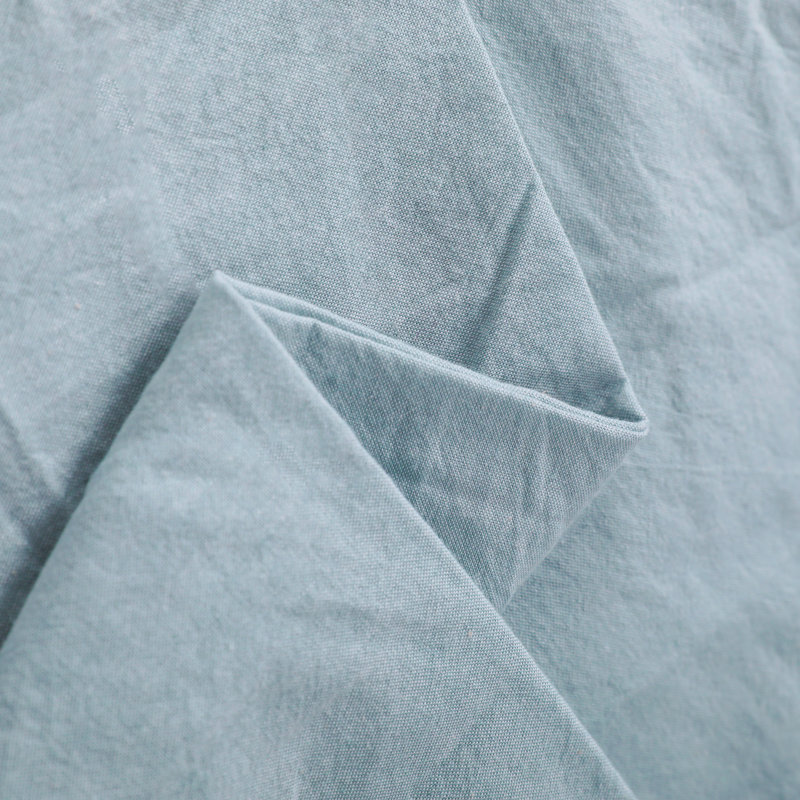 Pillowcases, Washed CottonBreathable Pillow Cases, Envelope Closure - NTBAY, Blue, King Pillowcases