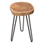 Table de bout en bois massif de 23 po de hauteur Azzole