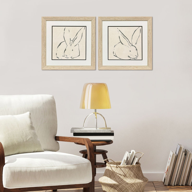 Linear Lapin, art encadré