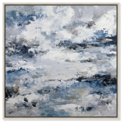 "Misty Morning II", impression sur toile par Art Remedy, cadre argenté, 20 x 20