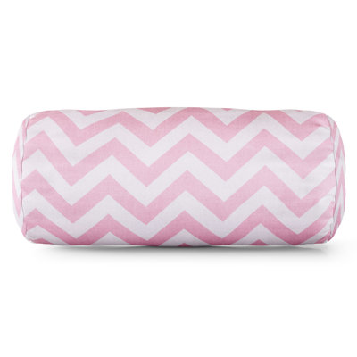 Coussin en coton à chevrons