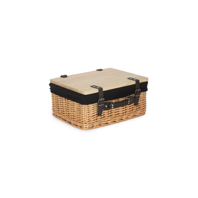 Wicker Gift or Storage Hamper with Lining