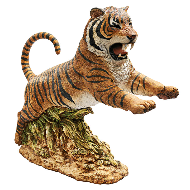Statue bengal tiger pour chat jungle