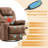 Upholstered Heated Massage Chair-423692566