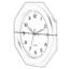 Horloge murale 12 po Clift-2030212669