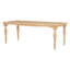 Ensemble de table de salle à manger extensible 9 pièces 82,7 pouces traditionnel avec rallonge amovible de 23,6 pouces et 8 chaises de salle à manger rembourrées pour 8