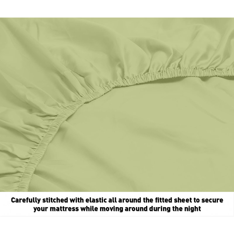 Ensemble de draps Matiah, ISE, Ensemble de draps pour lit simple avec un drap-hou
