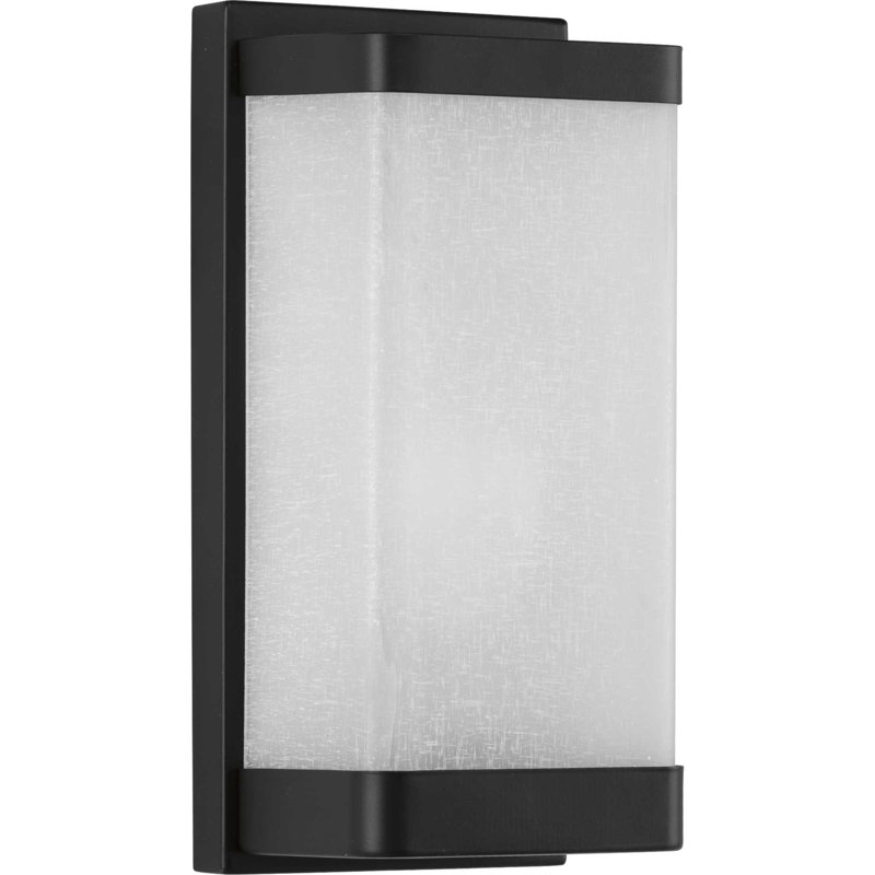 Stewartsville Flush Mounted Sconce, Black