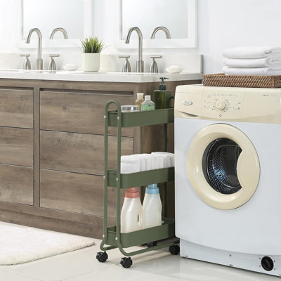 Chariot de rangement à roulettes Slim - Organisateur étroit 7,68 po