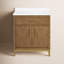 Ensemble de meuble-lavabo simple 30 po avec plateau en marbre OVE Decors Diya-77112985