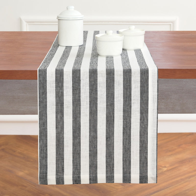 100% Pure Linen Table Runner - Fete, 14 x 72 Inch