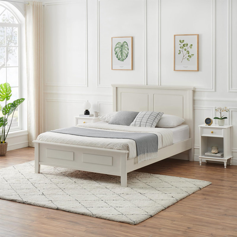Ensemble de 2 tables de chevet, Blanc