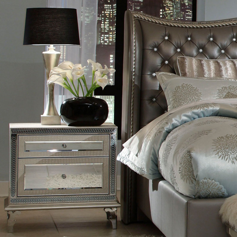 Hollywood Swank 2 - Drawer Nightstand