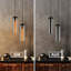 1 - Light Stainless Stee Cylinder Pendant