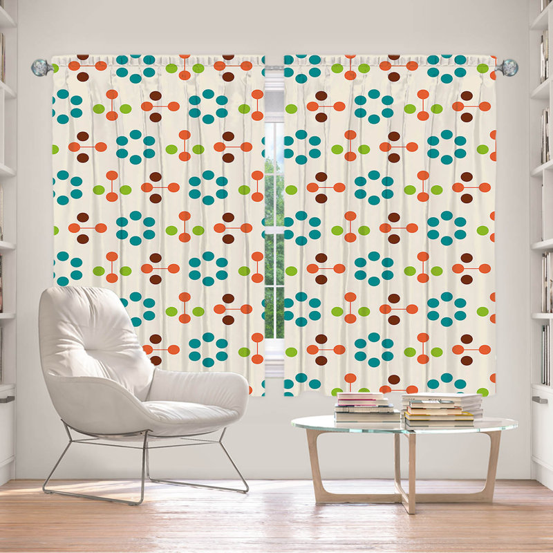 Paire de rideaux obscurcissant en polyester Etana, L 56 po x L 78 po