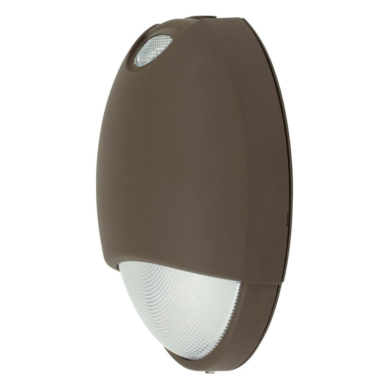 Aluminium LED 6W Emergency Light, Dark Bronze