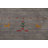 Gray Gabbeh Oriental Runner Rug 3x10