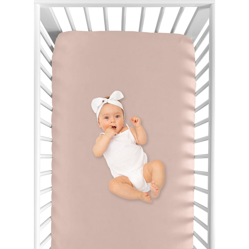 Drap-housse pour lit de bébé Boho Rainbow