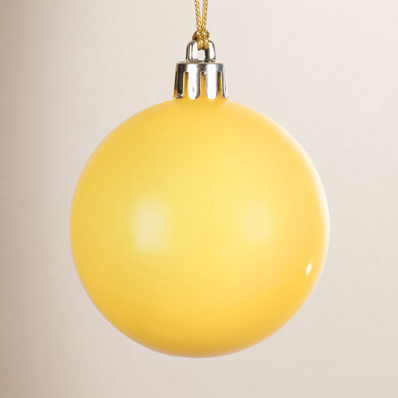 Boule incassable 2 po, Jaune brillant