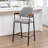 Devane Upholstered Counter Stool With Armrest-123161721
