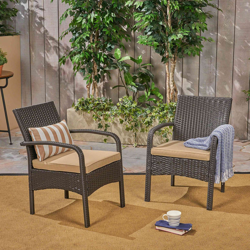 Cordoba Kd Wicker Chair, Tan
