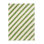 Hand Tufted Wool Striped Area Rug in Peridot/White