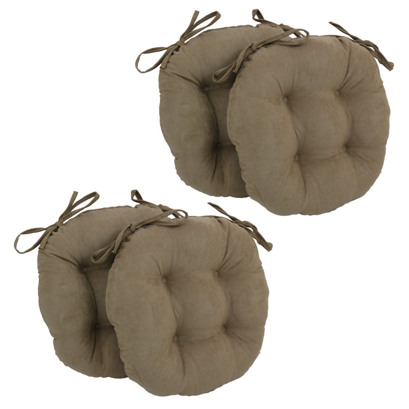 Outdoor 3.5'' Dining Chair Seat Cushion, Java