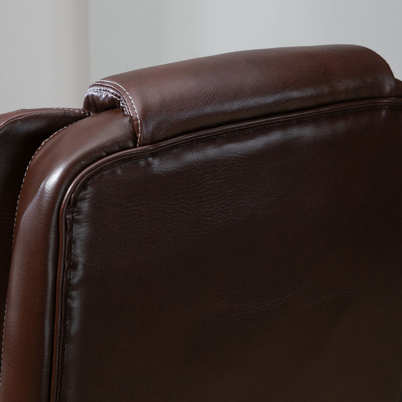 Chaise de bureau de massage à haut dossier avec vibration à 6 points