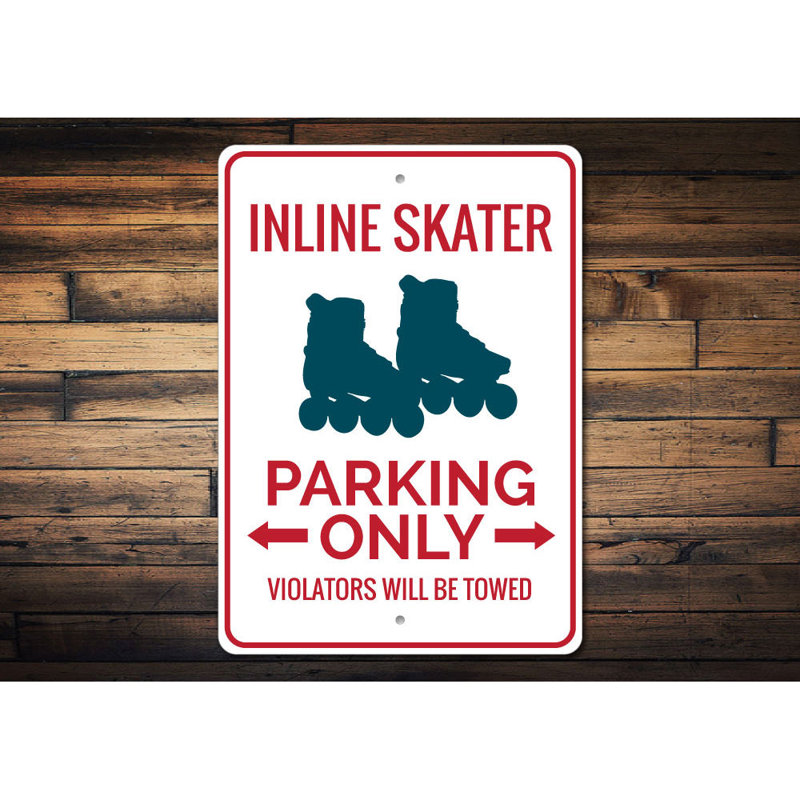 Plaque en aluminium pour patin à roues alignées, H 18 po x l 12 po x P 0,06 po