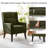 Upholstered Polyester Accent Armchair (Set Of 2)-135095715