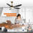 Zerik 52'' Smart Ceiling Fan With 3CCT Dimmable LED Lights And Remote Control, Compatible with Alexa/Google